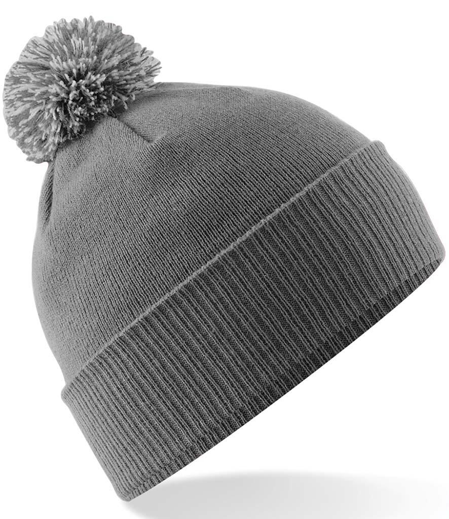 BB450 Slopes Ready Snowstar Beanie Graphite Grey / Light Grey