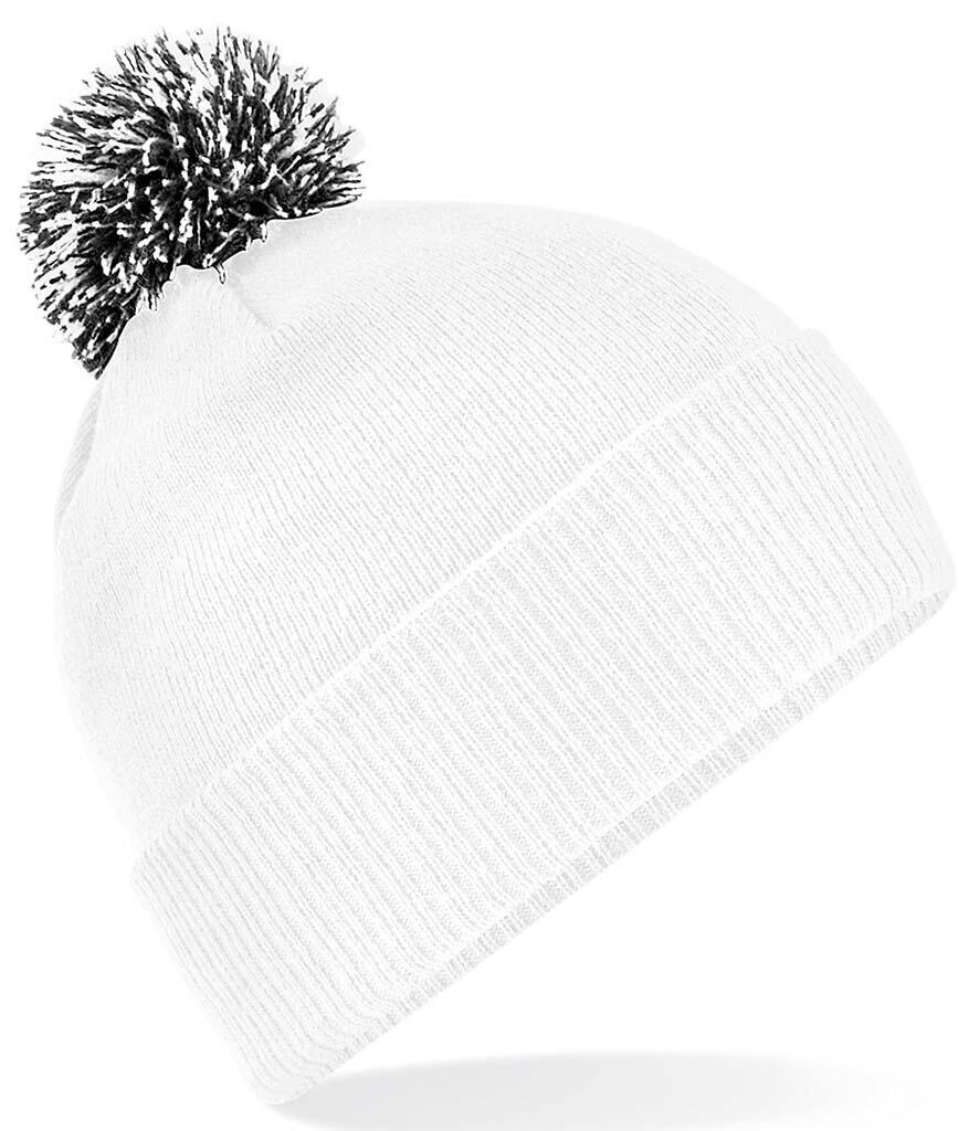 BB450 Slopes Ready Snowstar Beanie White / Black