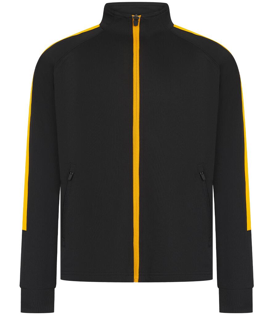 LV873 Kids Knitted Tracksuit Top Black / Gold