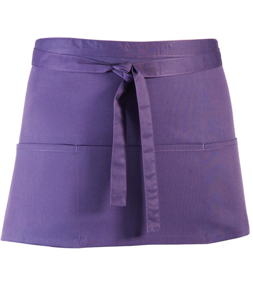 PR155 Short Bar Apron Purple