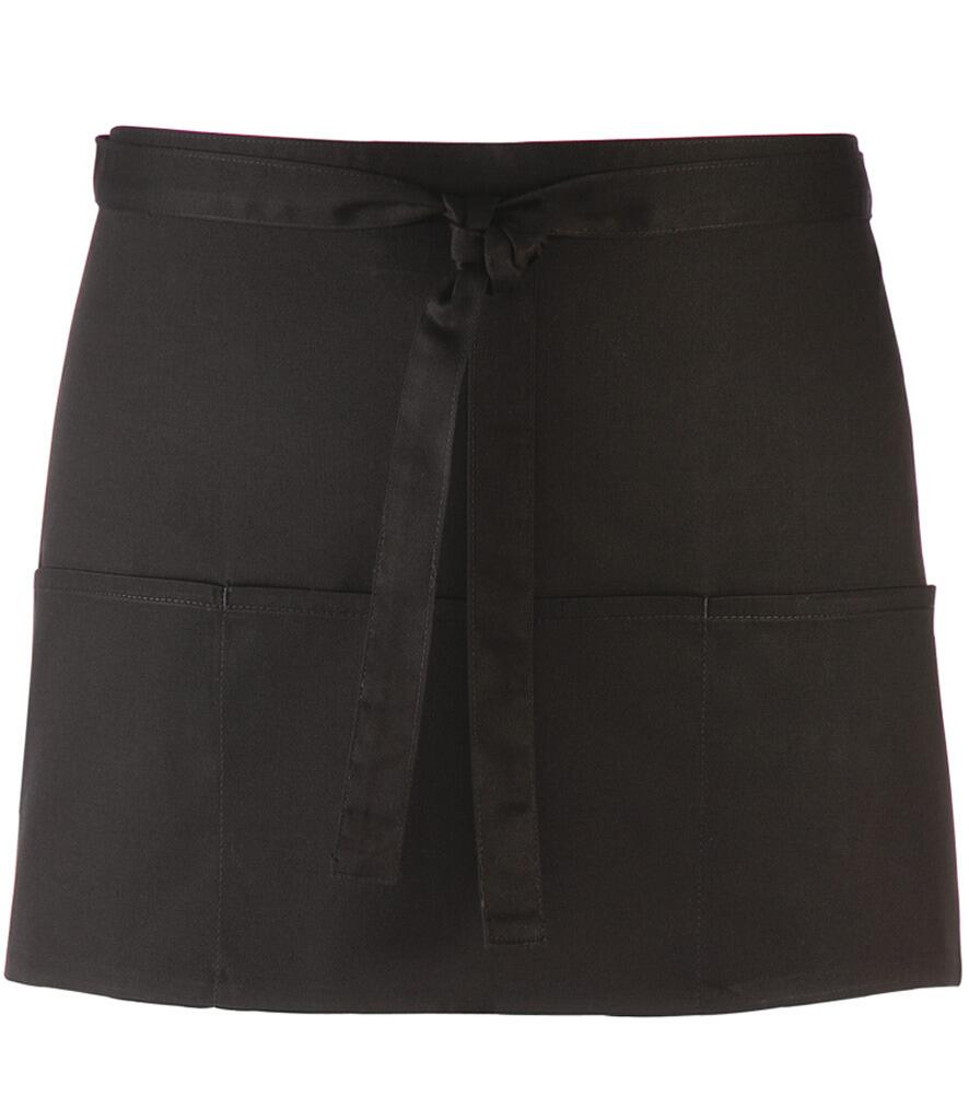 PR155 Short Bar Apron Black