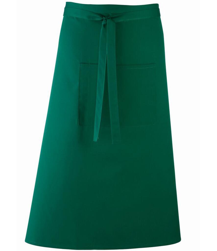 PR158 Mid-Length Apron with Centre Pocket Bottle