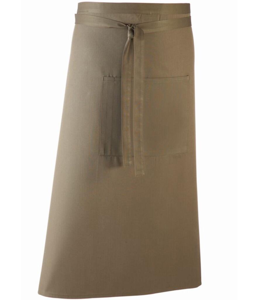 PR158 Mid-Length Apron with Centre Pocket Sage
