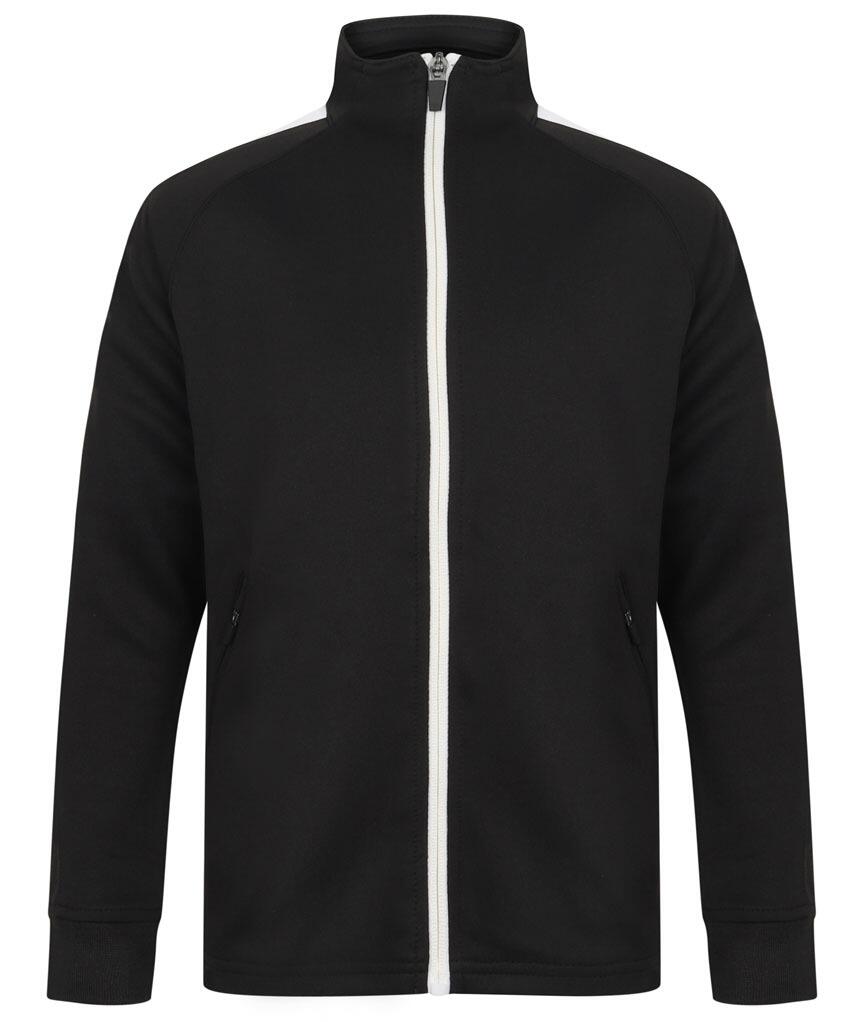 LV873 Kids Knitted Tracksuit Top Black / White