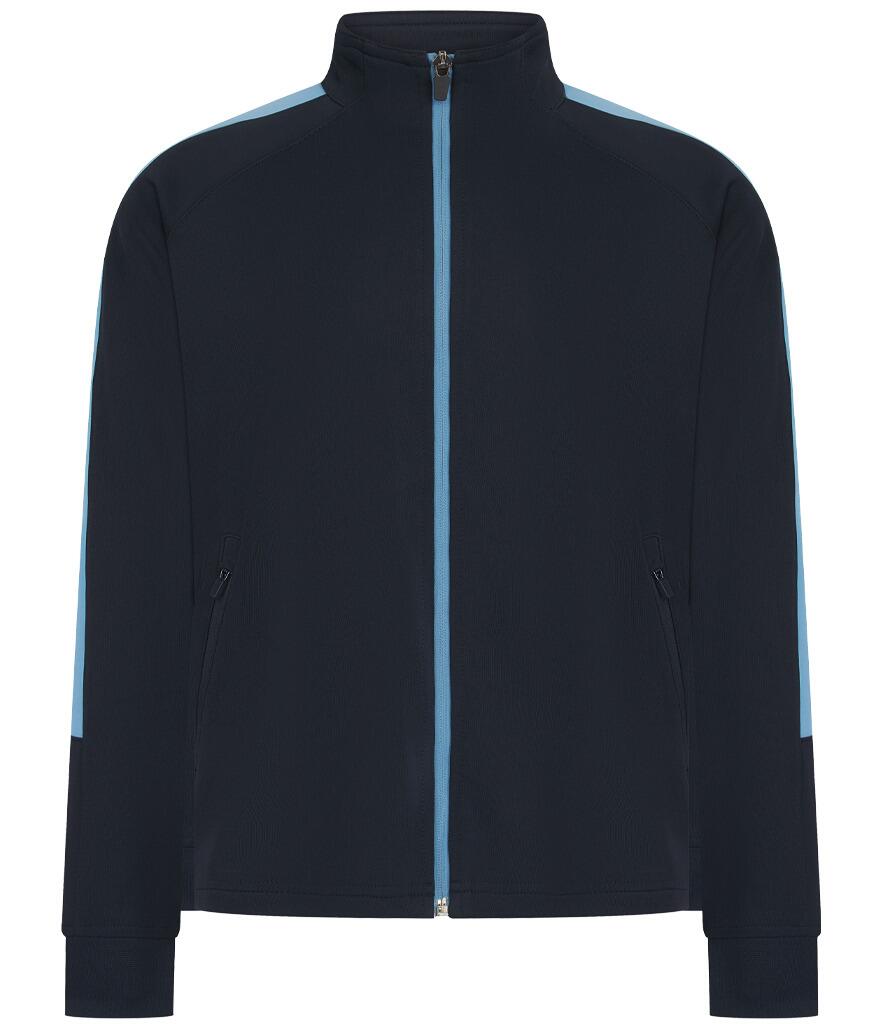 LV873 Kids Knitted Tracksuit Top Navy / Sky