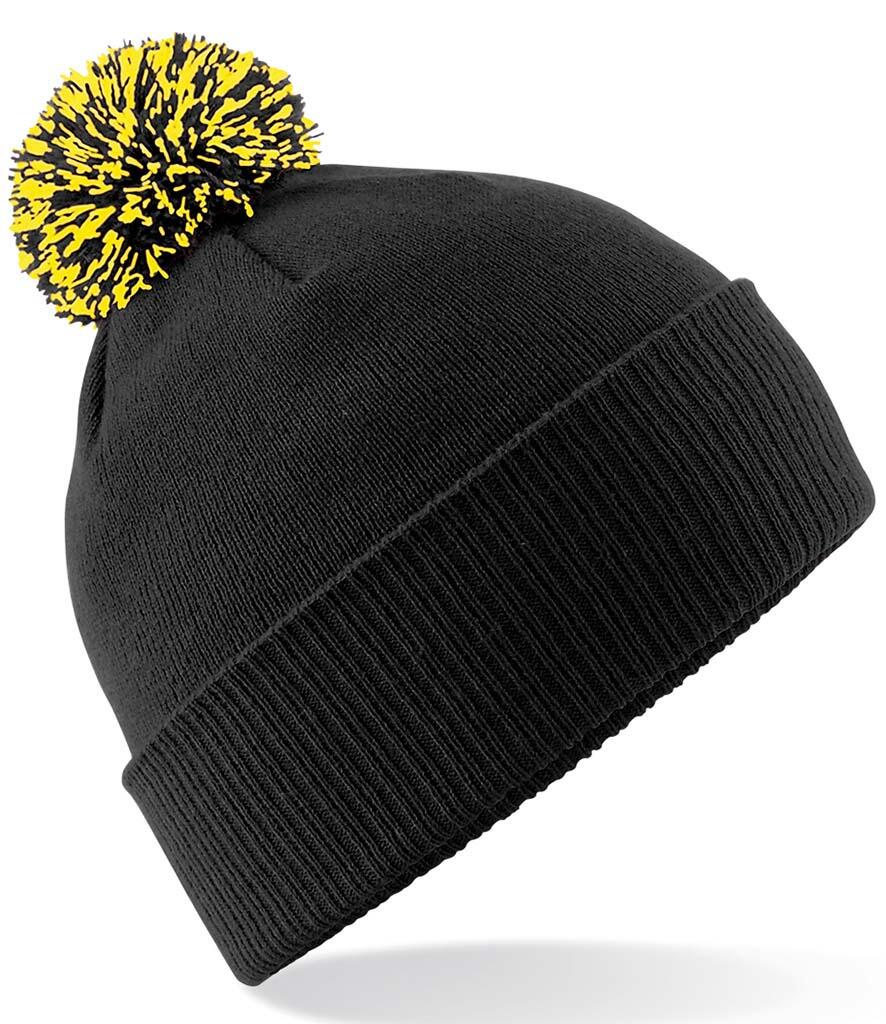 BB450 Slopes Ready Snowstar Beanie Black / Yellow