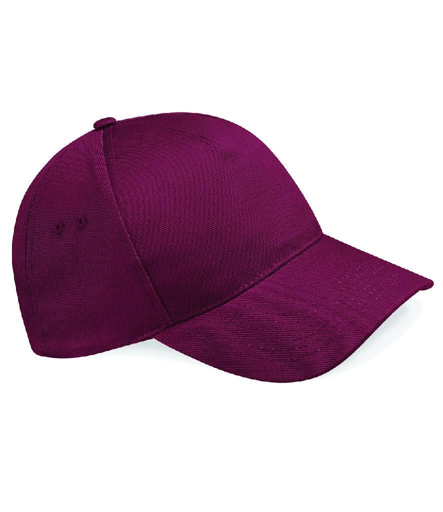 BB15 5 Panel Cap Burgundy