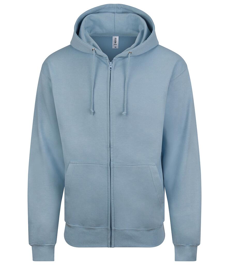 JH050 zipped Hoodie Sky Blue