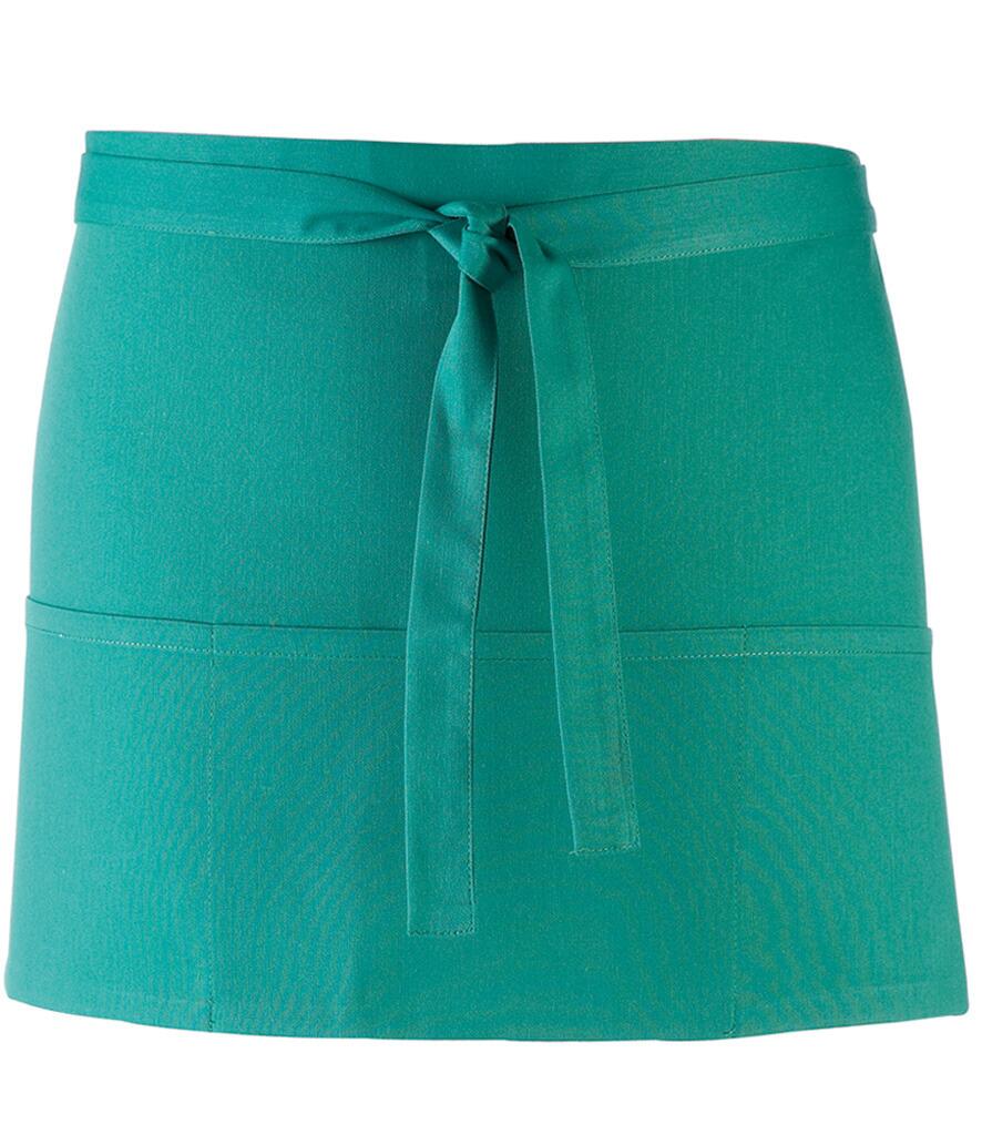 PR155 Short Bar Apron Emerald