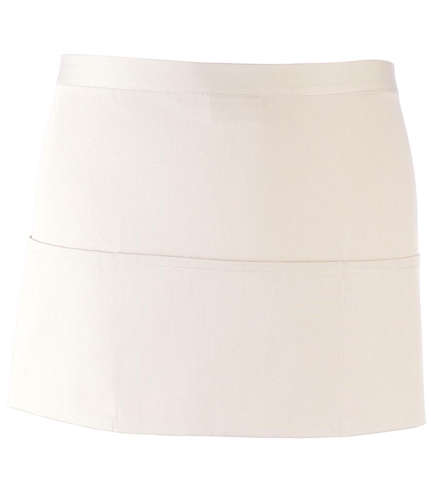 PR155 Short Bar Apron White