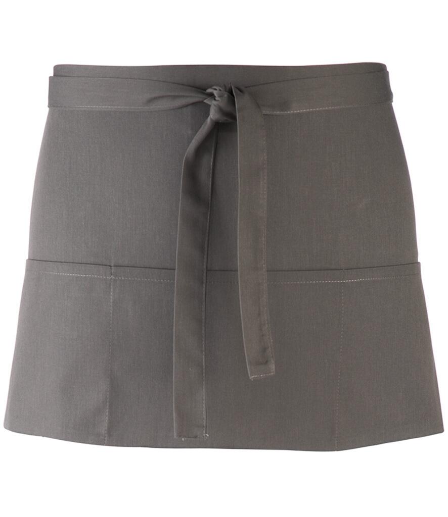 PR155 Short Bar Apron Dark Grey
