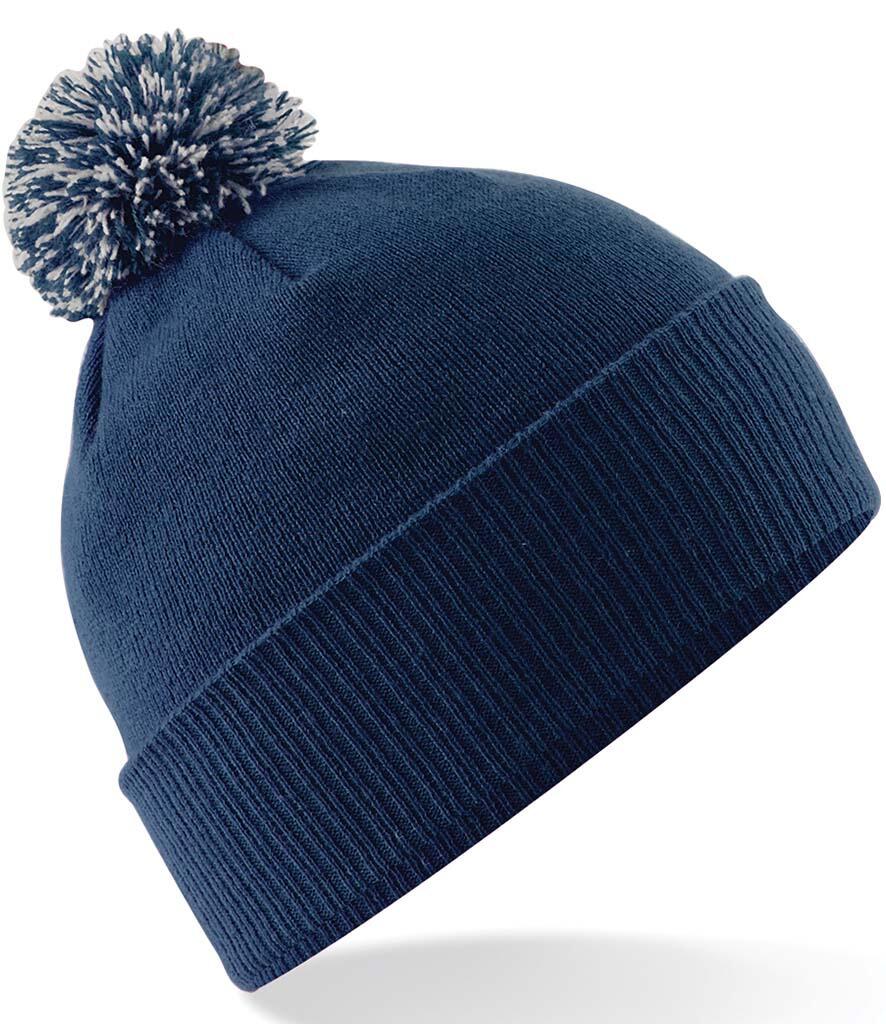 BB450 Slopes Ready Snowstar Beanie Navy / Light Grey