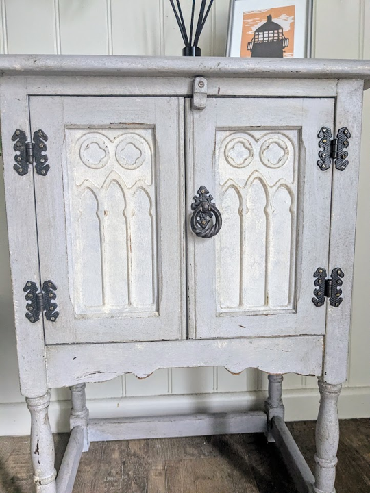 upcycled small cupboard