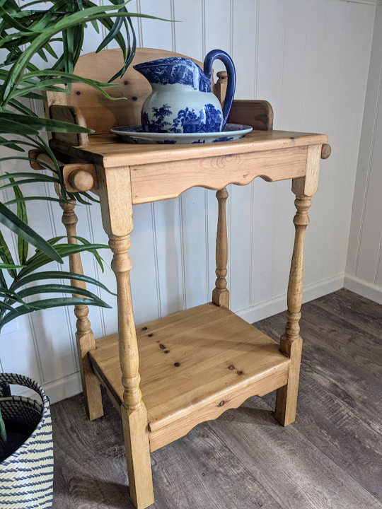 vintage wash stand and pitcher