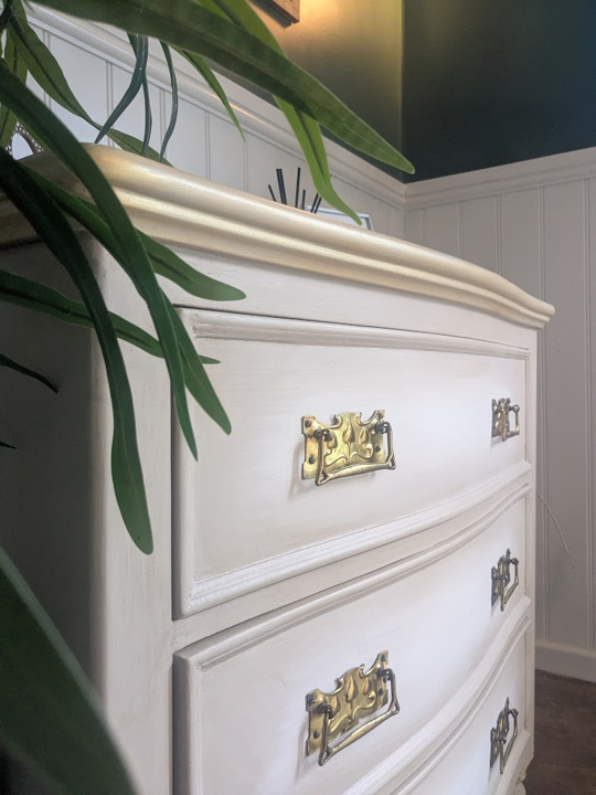 painted vintage chest of drawers