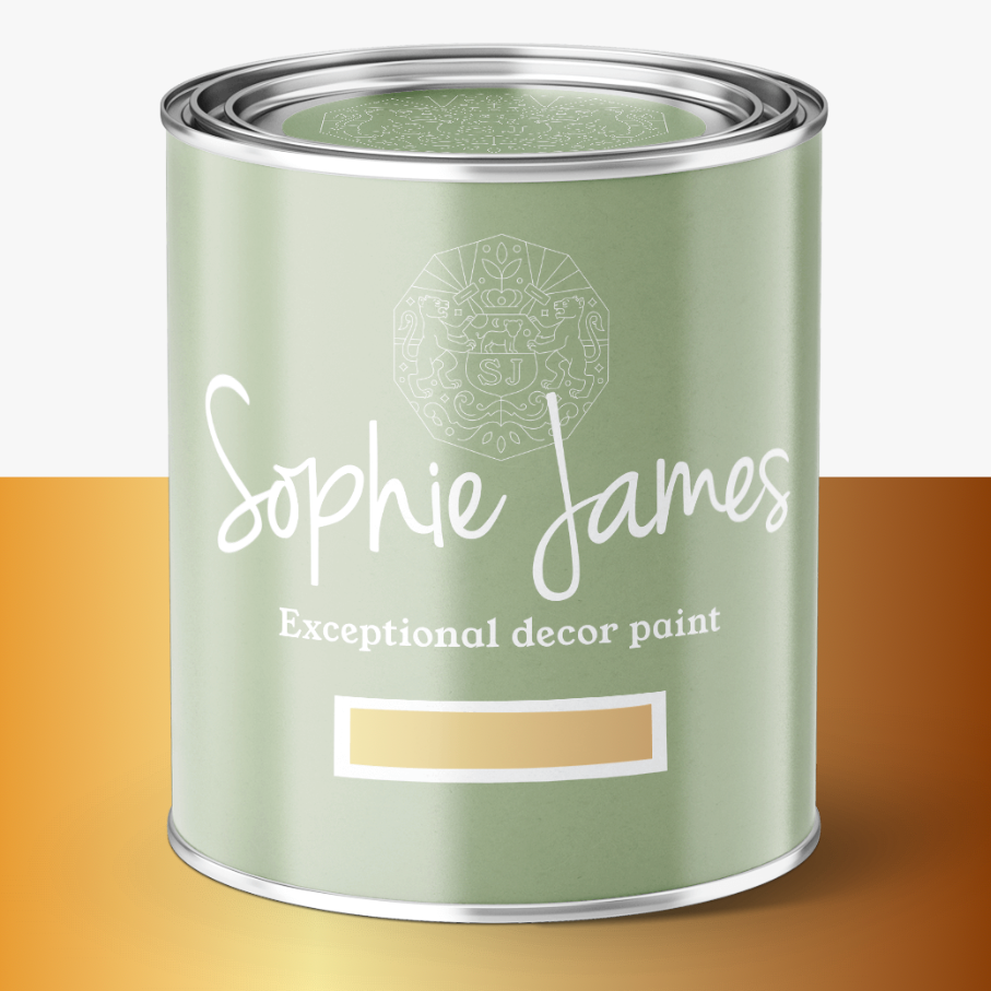 Sophie James Gold Furniture and Wall Paint