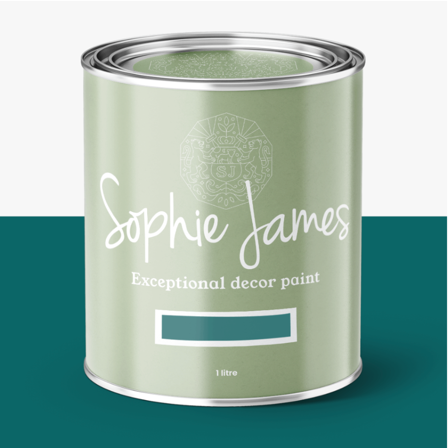 Teal Feather Furniture and Wall Paint