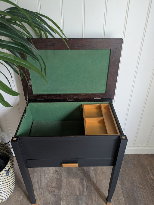 Upcycled Chard sewing box