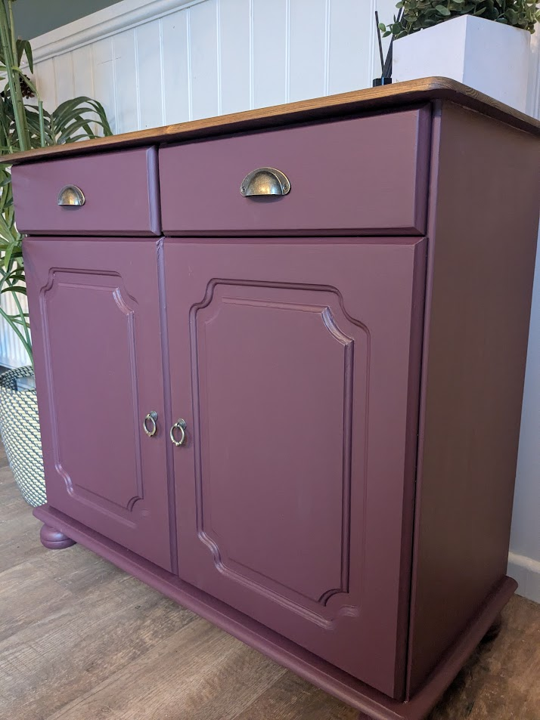 upcycled cupboard