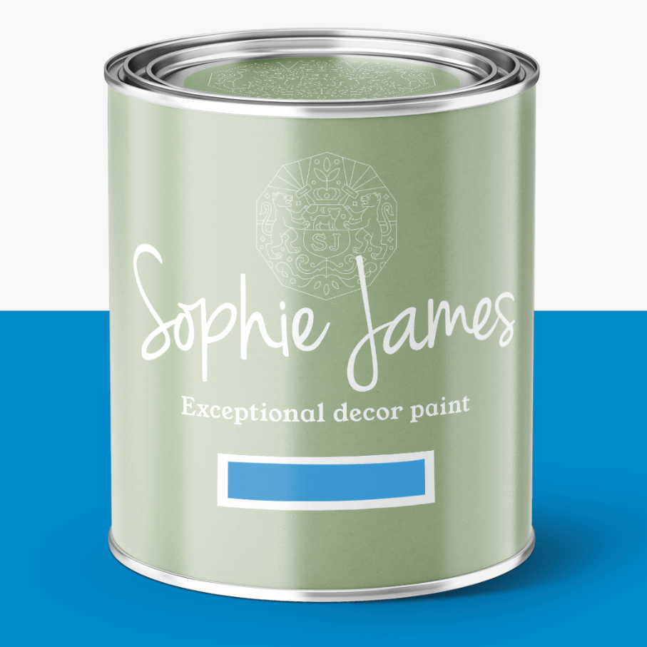 Bay blue furniture and wall paint
