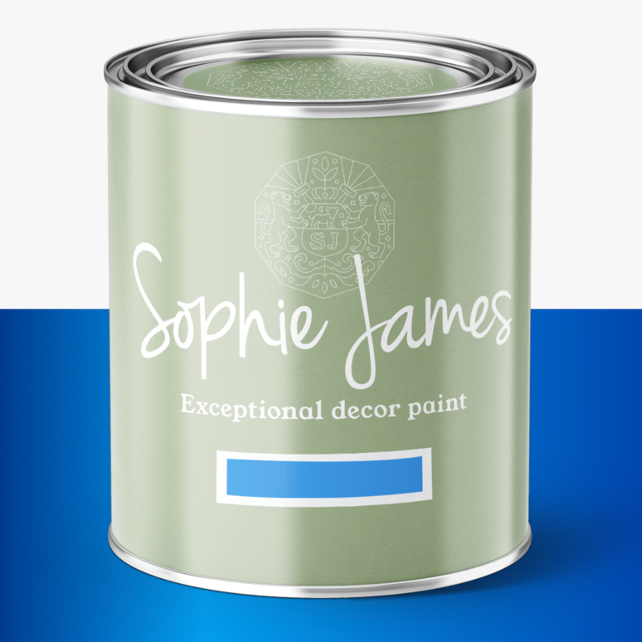 Electric Blue Furniture and Wall Paint