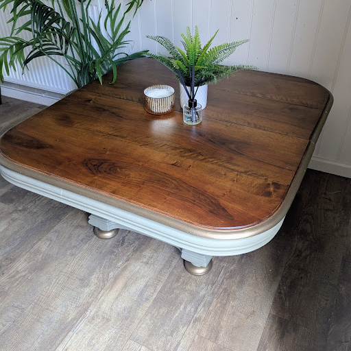 solid wood square coffee table