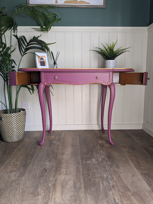 Ornate vintage hallway table