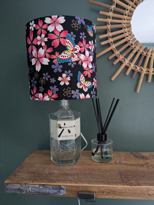 Roku Gin Bottle Lamp