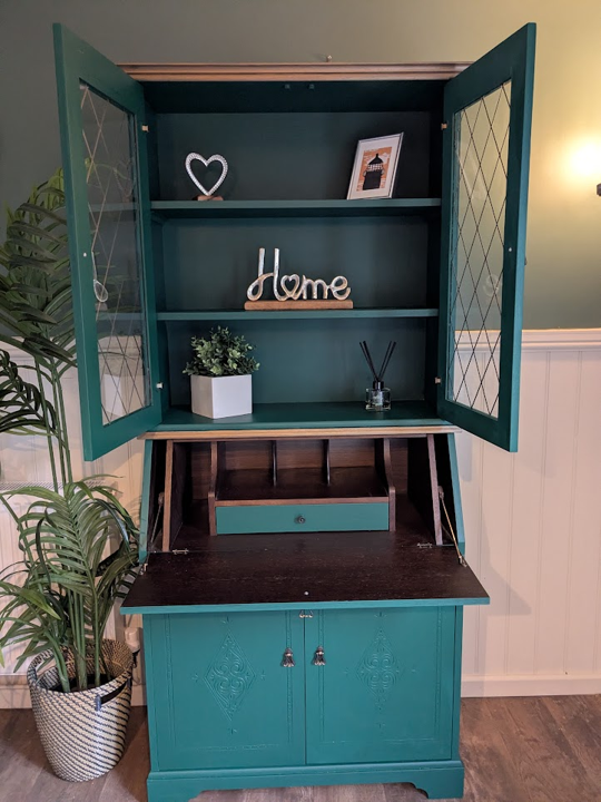 upcycled vintage bureau