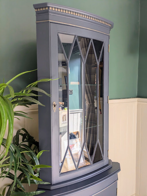 Upcycled Corner Cabinet