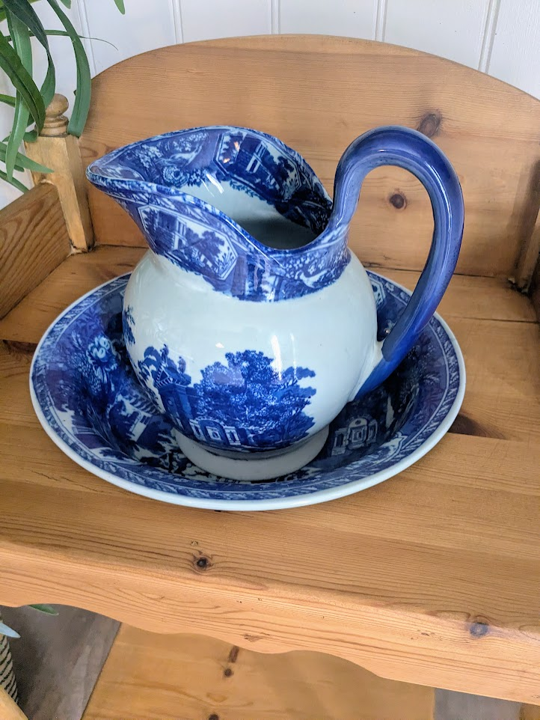 wash stand and pitcher