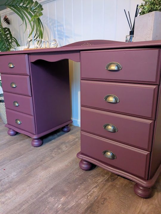 painted pine desk