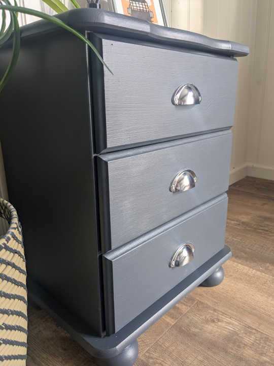 upcycled bedside cabinet