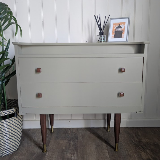 olive green mid century drawers