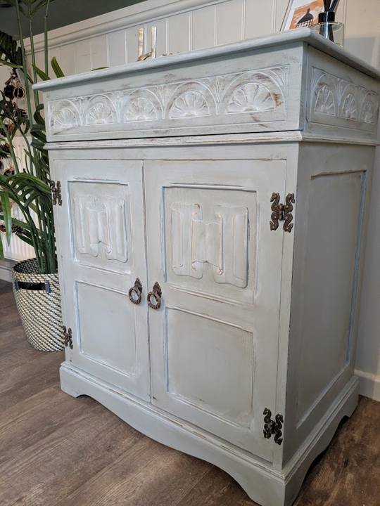 upcycled storage cupboard