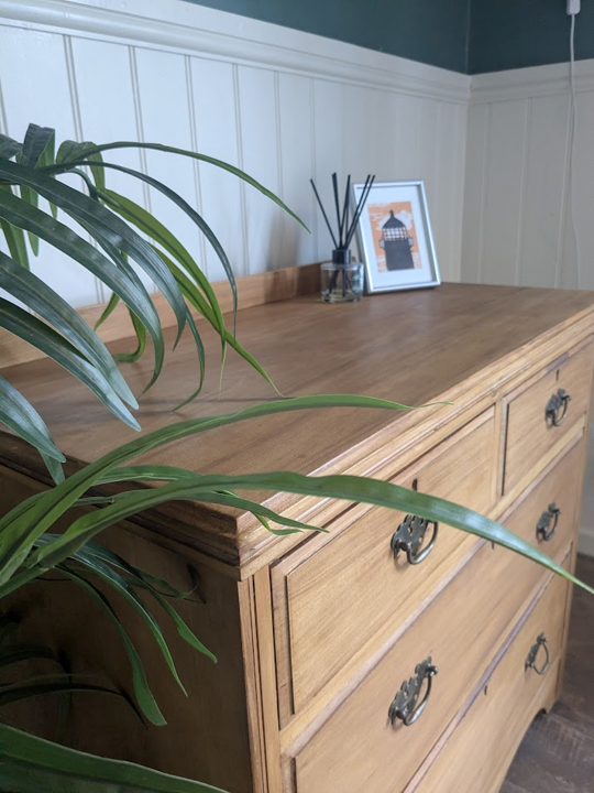wooden chest of drawers