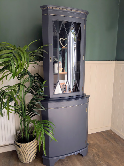 Vintage Blue Corner Unit