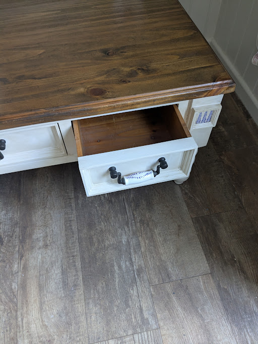 Coffee table storage photo