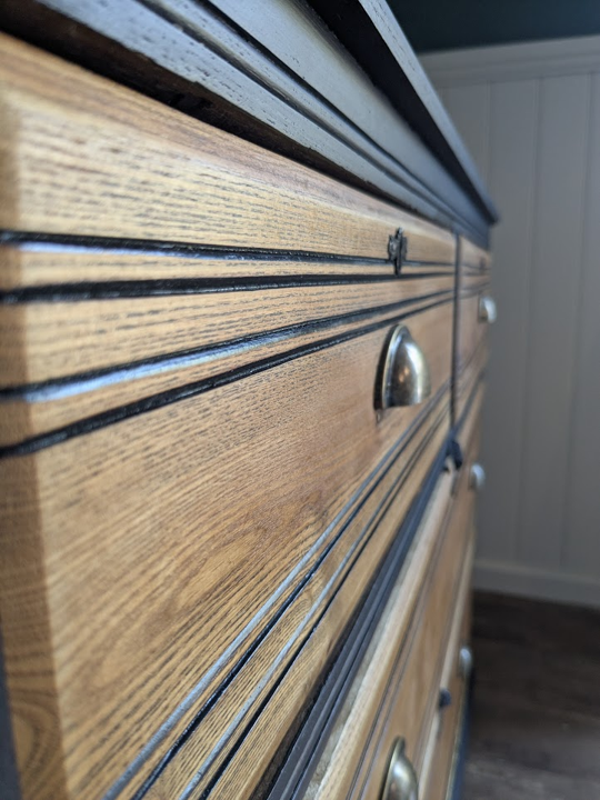 refurbished vintage chest of drawers