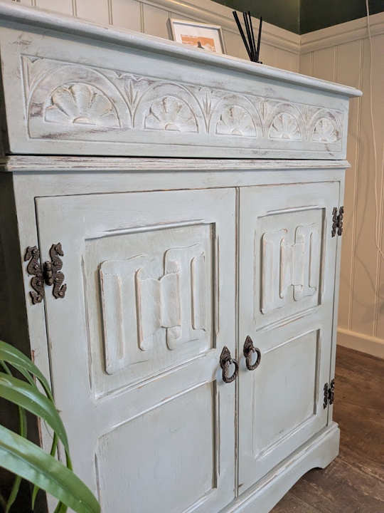 painted vintage sideboard