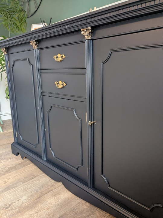 vintage upcycled sideboard