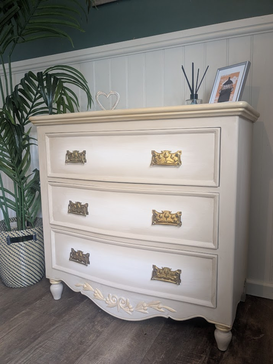 neutral tone chest of drawers