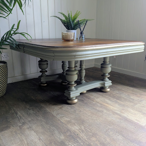 Upcycled living room and hallway tables