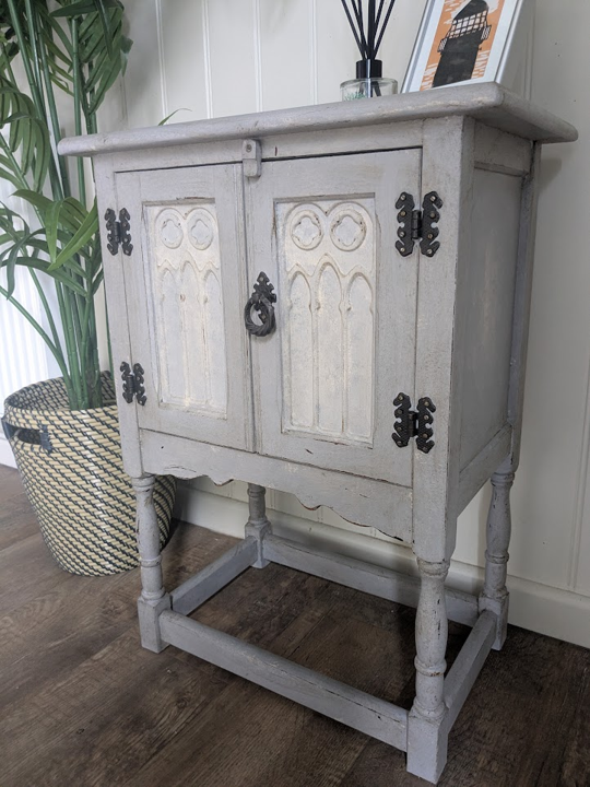 small vintage hallway cabinet