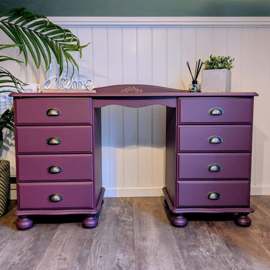 upcycled pine dressing table