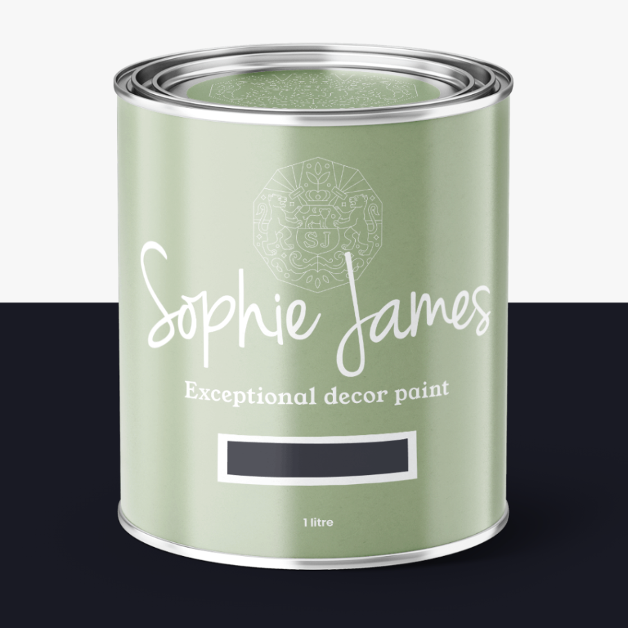 Sapphire Black Furniture and Wall Paint