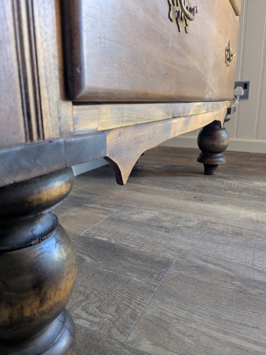 wooden drawers