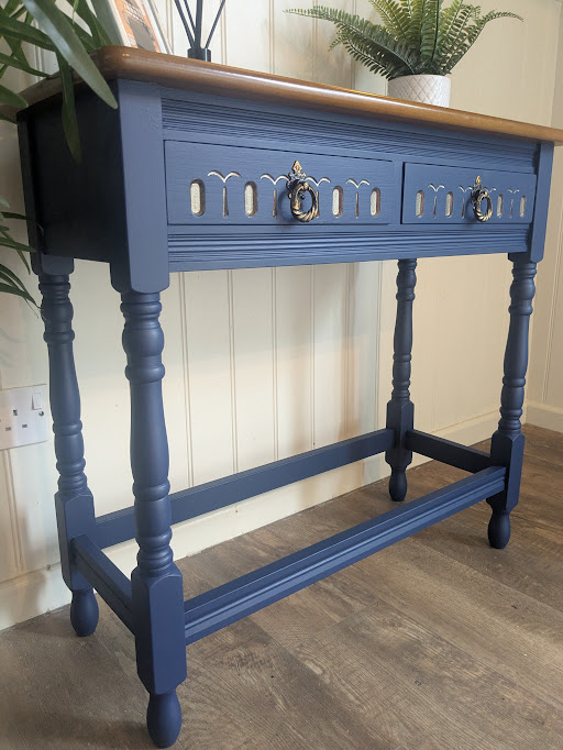 console table with wood top