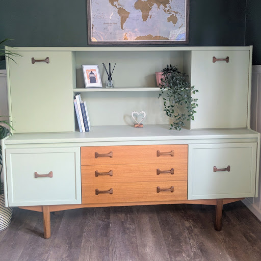 mid century display unit