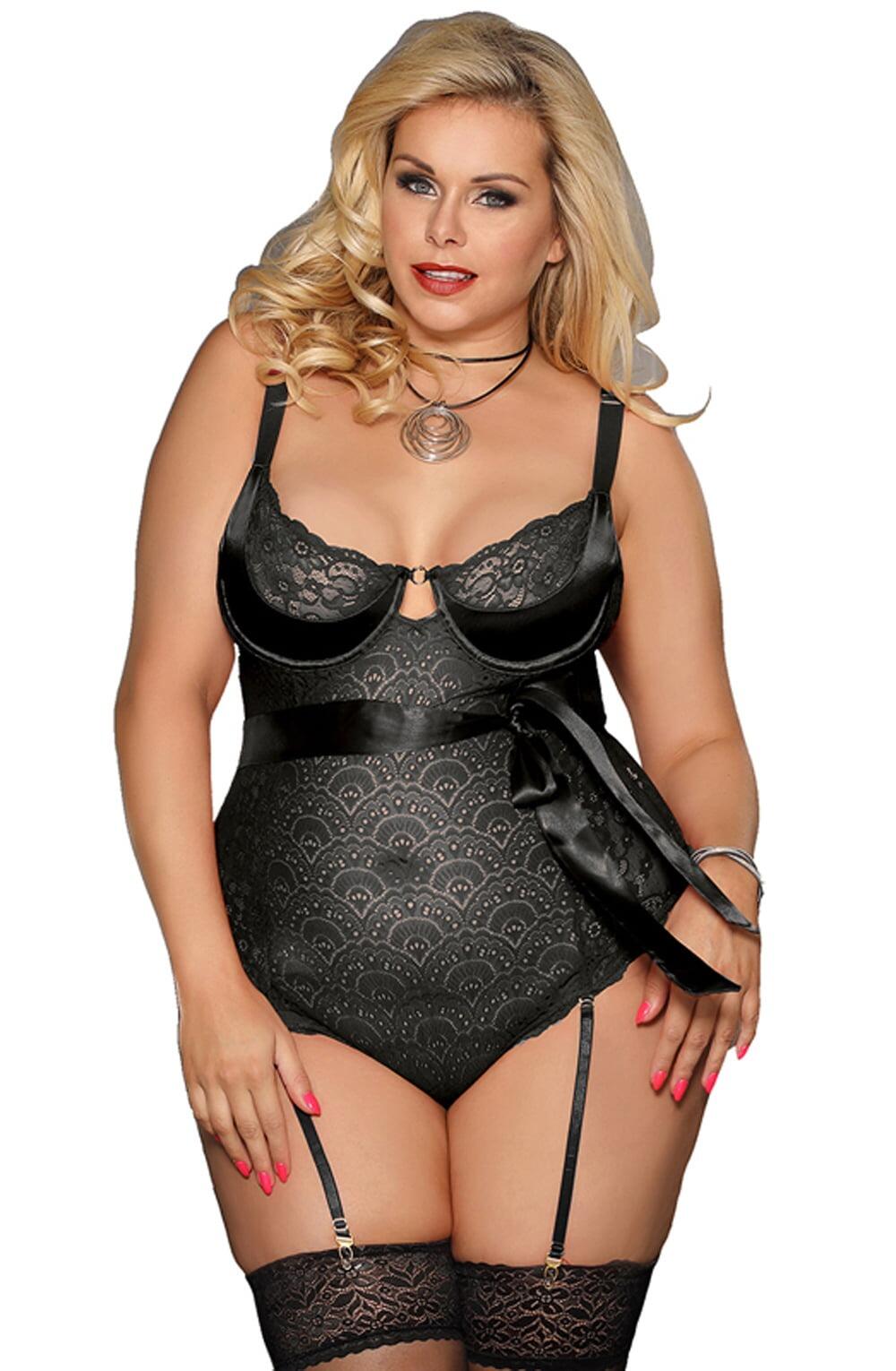 Black Lace Bodysuit